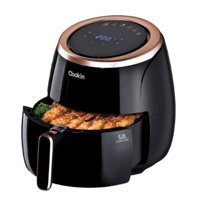 TOP 7 에어프라이어 추천 순위 오븐형 | 바스켓형 2023 3 키친플라워 쿠킨 대용량 디지털 에어프라이어 5.0L KEA-BY5100ECP