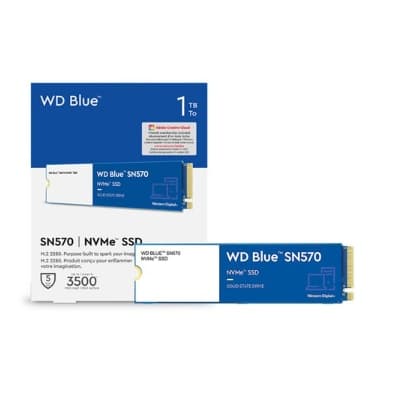 WD Blue SN570 M.2 2280 NVMe, WDS100T3B0C