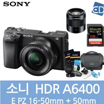 입문용 카메라 추천 Pick 7 디지털 미러리스 DSLR 7 소니 정품 A6400 16-50mm 128패키지 미러리스 카메라 추천