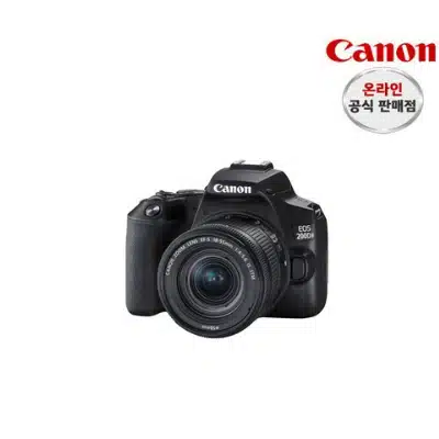 입문용 카메라 추천 Pick 7 디지털 미러리스 DSLR 3 캐논 EOS 200D II DSLR 18-55mm IS STM KIT 블랙 추천