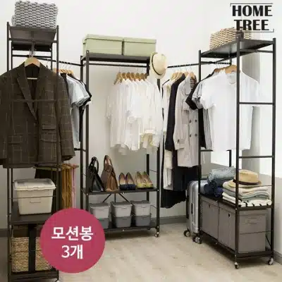 시스템행거 추천 Pick 7 드레스룸 vs 옷장 2023 3 홈트리 폴딩 드레스룸 행거 1+1+1세트 추천