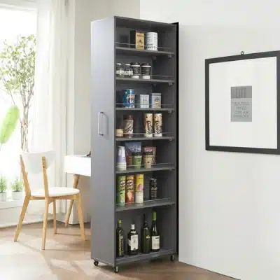 주방 수납장 추천 Pick 7 틈새 공간 활용 2023 3 다하미가구 돌로미티 키큰 슬라이딩 틈새수납장 냉장고 틈새장 추천