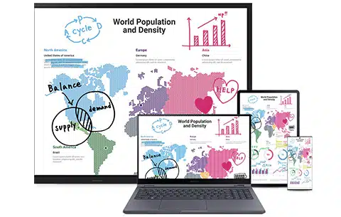 Pick 7 전자칠판 추천 구매 팁 2023 활용법 2 전자칠판 무선 화면 공유(미러링)