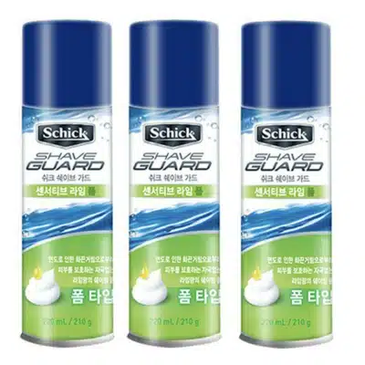 면도 크림 추천 Pick 7 비누 | 젤 2023 5 쉬크 쉐이브가드 센서티브 라임 폼 220ml, 3개 추천