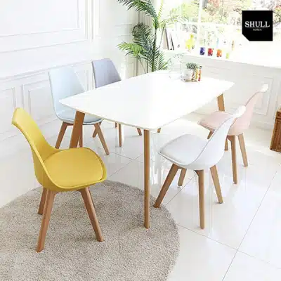 2023 원목식탁 추천 Pick 7 구매 팁 2 슐 엘론 HPM 라미네이트 원목식탁 세트 6인용+에펠체어4개 SL110 추천