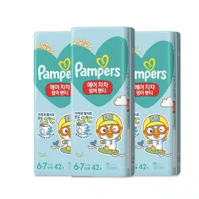아기 기저귀 추천 Pick 7 형태 사이즈 2023 1 팸퍼스 에어차차 썸머팬티 여름기저귀 6-7단계(15~25kg) 추천
