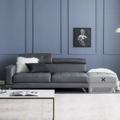 Pick 7 소파 추천 1인용 3인용 4인용 사이즈 형태 4 자네트 로미노 3인용 가죽쇼파 스툴미포함 추천