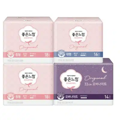 생리대 추천 Pick 7 착용 시간대 및 형태 2023 3 좋은느낌 오리지널 울트라슬림 중형 생리대 날개형 36p + 대형 16p + 오버나이트 14p 세트 추천