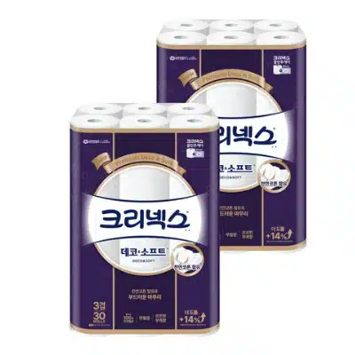 화장지 추천 Pick 7 천연 재생 대나무 펄프 7 크리넥스 천연펄프 3겹 데코&소프트 화장지 27m 30롤, 2개 추천