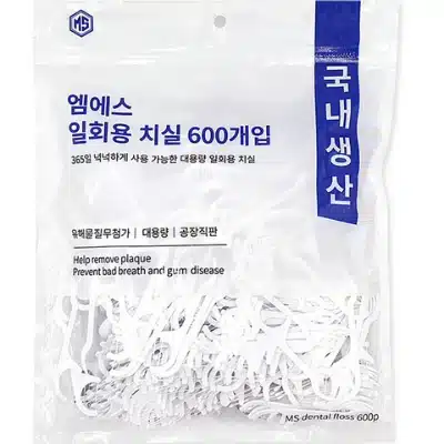 2023 치실 추천 Pick 7 소중한 치아관리 1 엠에스 국내생산 일회용 치실 600개입, 1개 추천