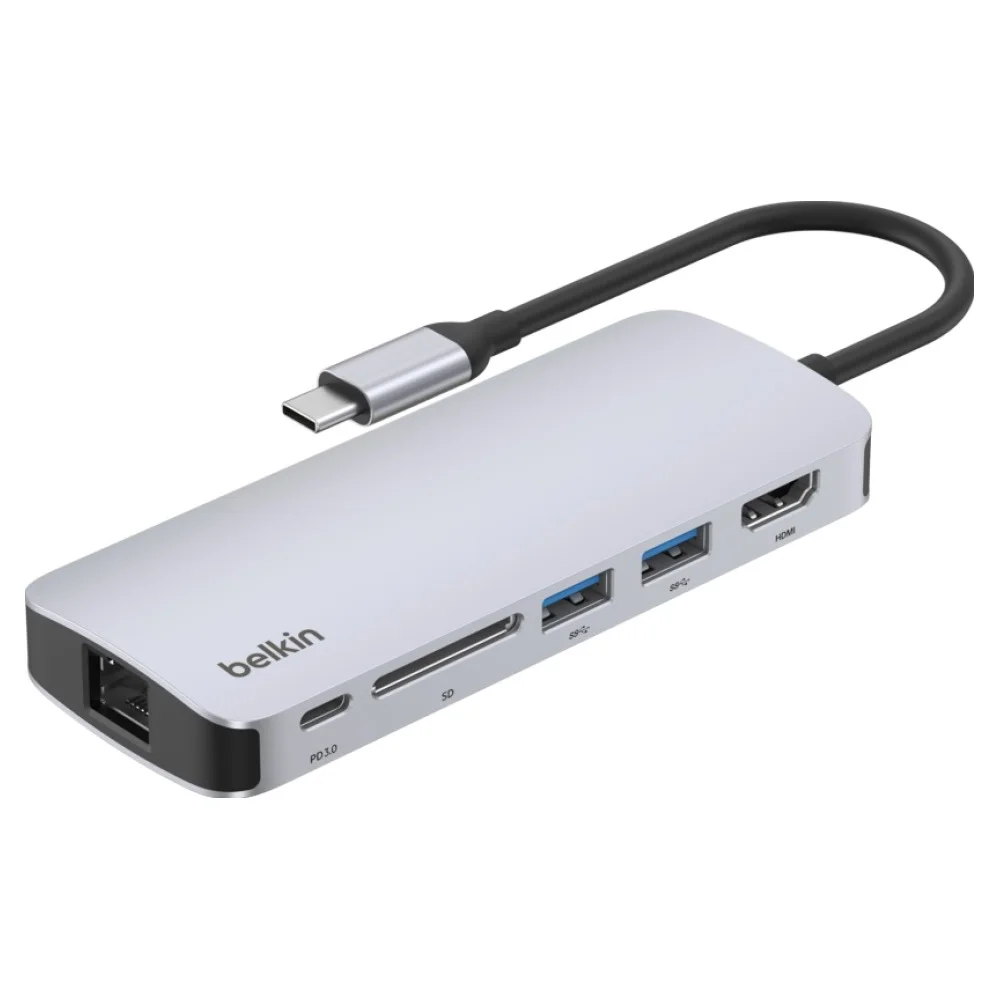 USB C 포트로 기기 연결을 쉽게! 벨킨 멀티 포트 허브 1 벨킨 connect USB C 6in1 멀티 포트 허브 어댑터 AVC0