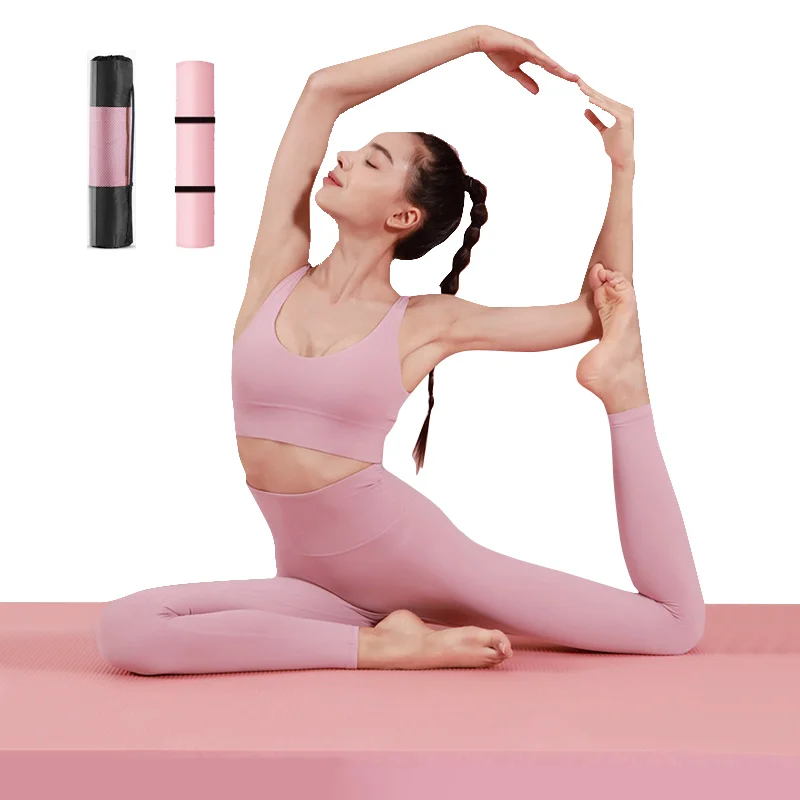 가격대비 성능 끝판왕! 코멧 NBR 10mm 요가매트 추천 1 Aram 두꺼운 와이드 NBR 운동 요가매트 20mm 미끄럼방지+스트랩