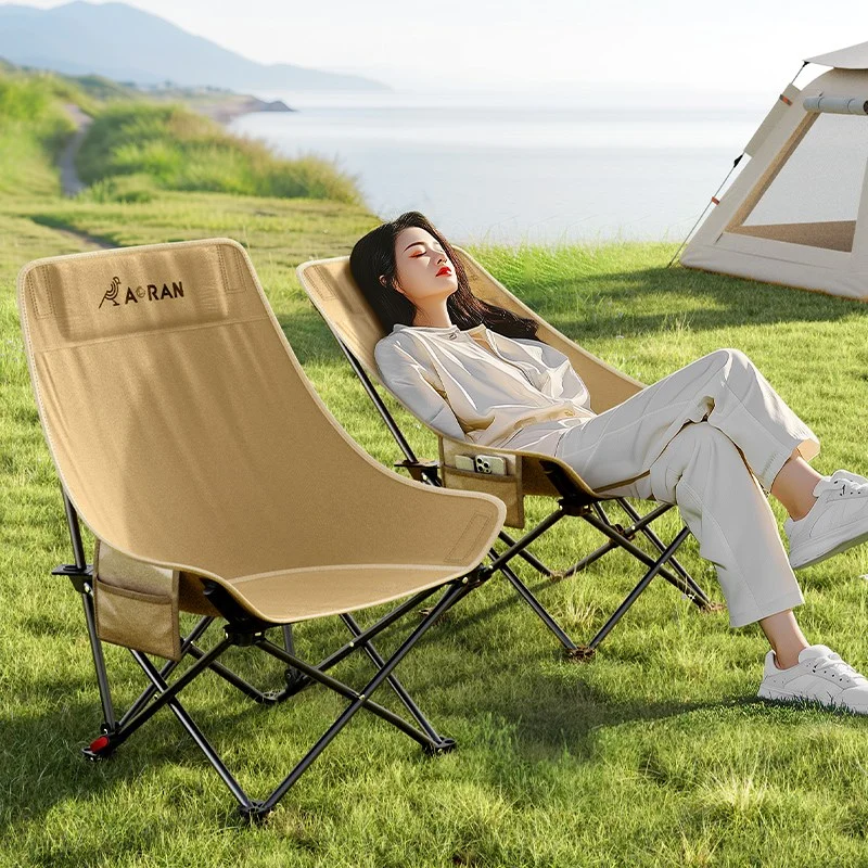 캠핑 의자 선택 기준부터 추천까지 완벽 정리 TOP7 1 AORAN 각도조절 경량 접이식 캠핑 의자 세트, 2개, 카키색