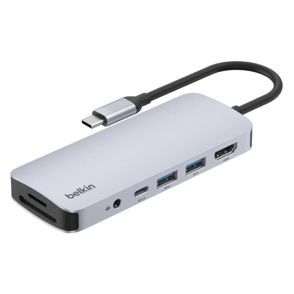USB C 멀티 포트 허브, 완벽한 연결성의 시작 1 벨킨 connect USB C 7in1 멀티 포트 허브 어댑터 AVC00