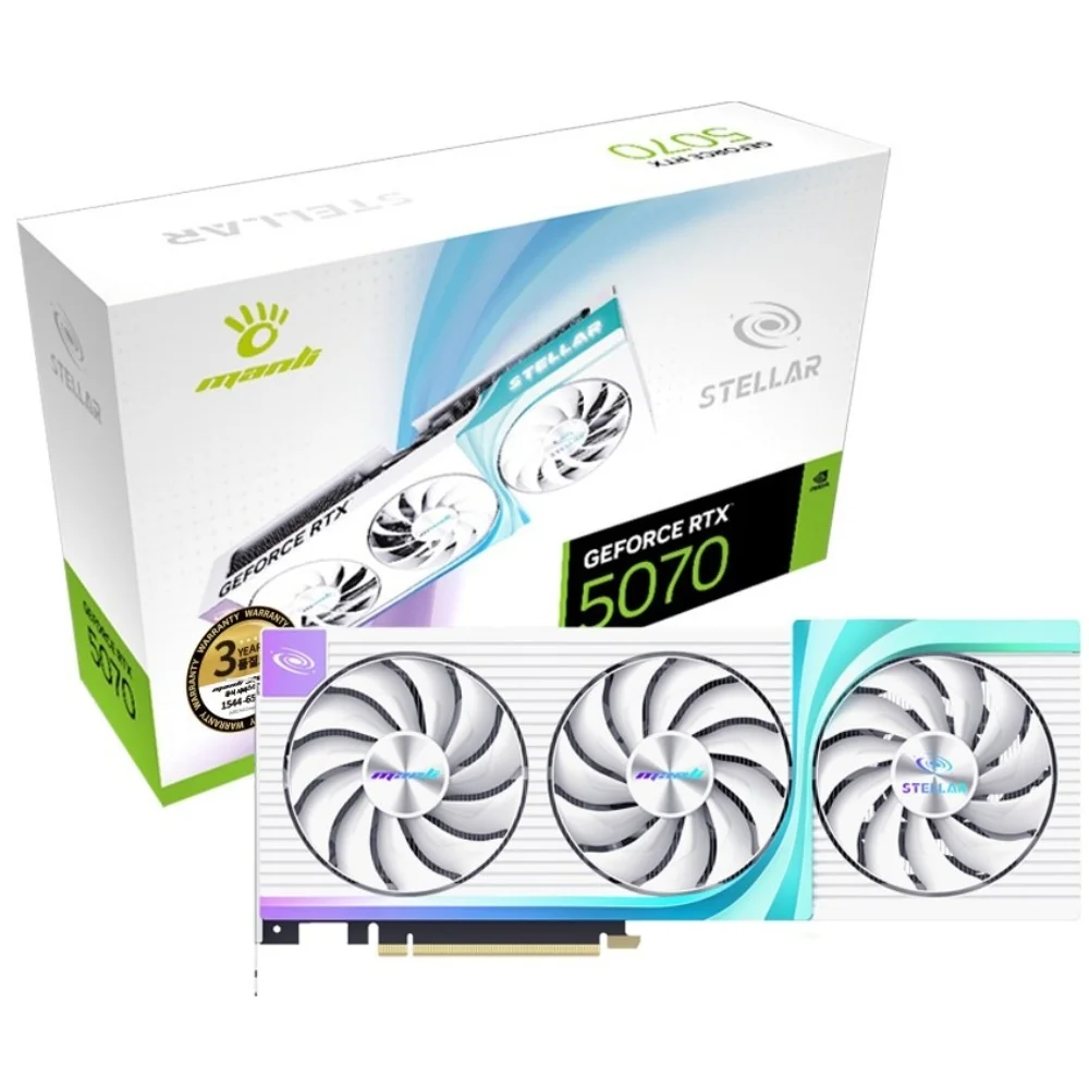 작업용부터 게이밍까지! 그래픽카드 용도별 추천 TOP7 1 MANLI 지포스 RTX 5070 Stellar D7 OC 12GB 인텍