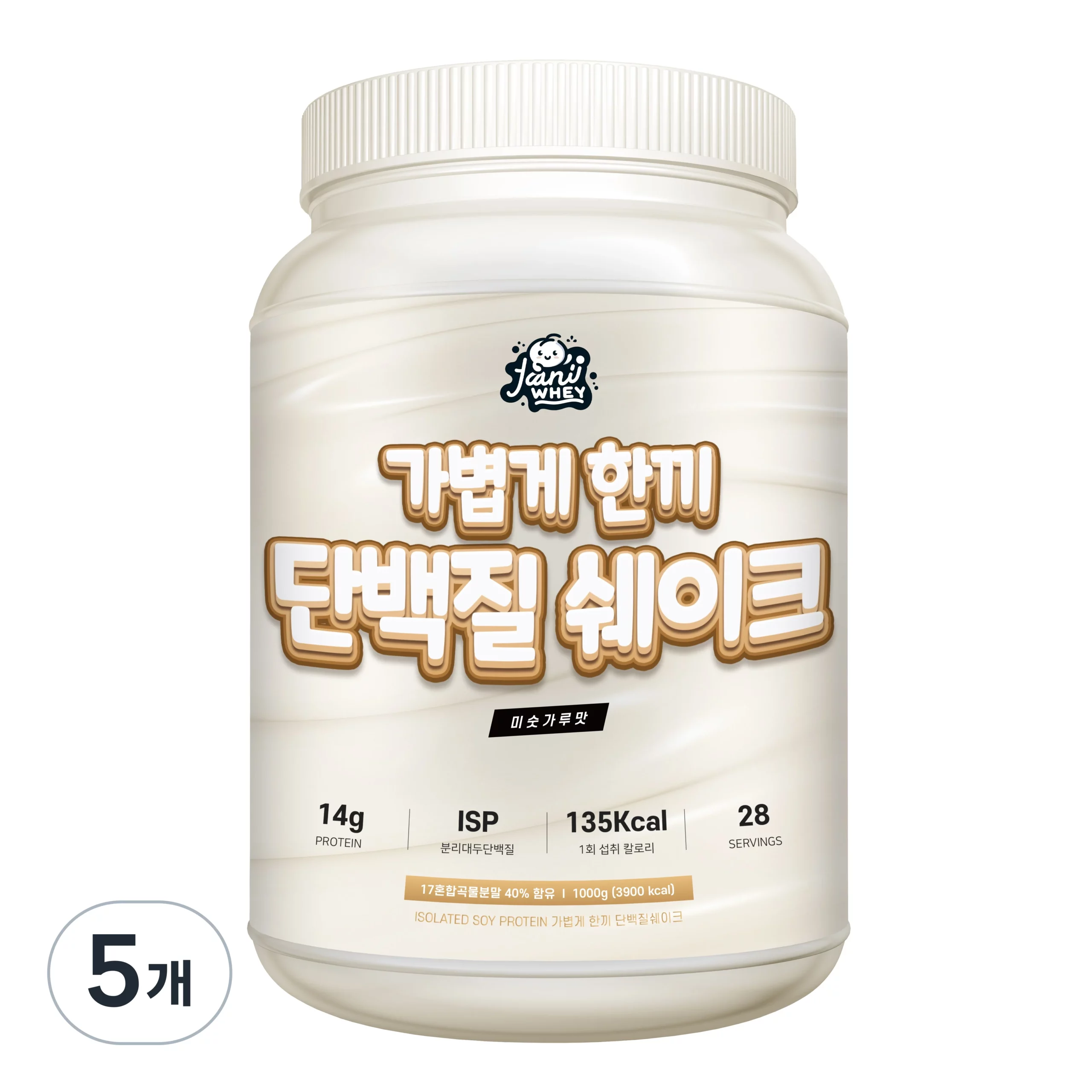 중년층을 위한 단백질 보충제 추천: 근육 강화의 필수템 2 자니웨이 가볍게한끼 식사대용 단백질 쉐이크 곡물 미숫가루맛, 5개, 10