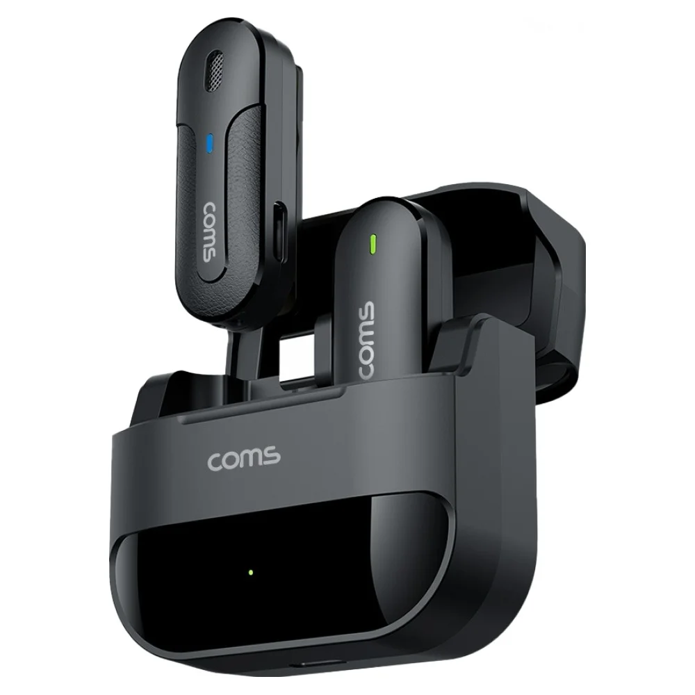 최고의 노이즈 캔슬링! 컴스 무선 핀 마이크 추천 2 컴스 싱글 노이즈캔슬링 최대 30m 무선 핀마이크