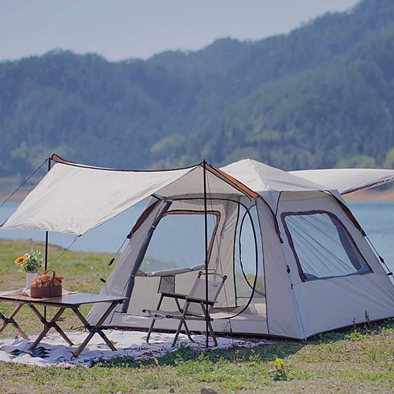 여름 캠핑에 완벽한 선택! 원터치 텐트 추천 TOP7 2 복나이트 캠핑텐트 원터치텐트 방수 차양텐트 돔텐트 텐트추천 운무재 3-4