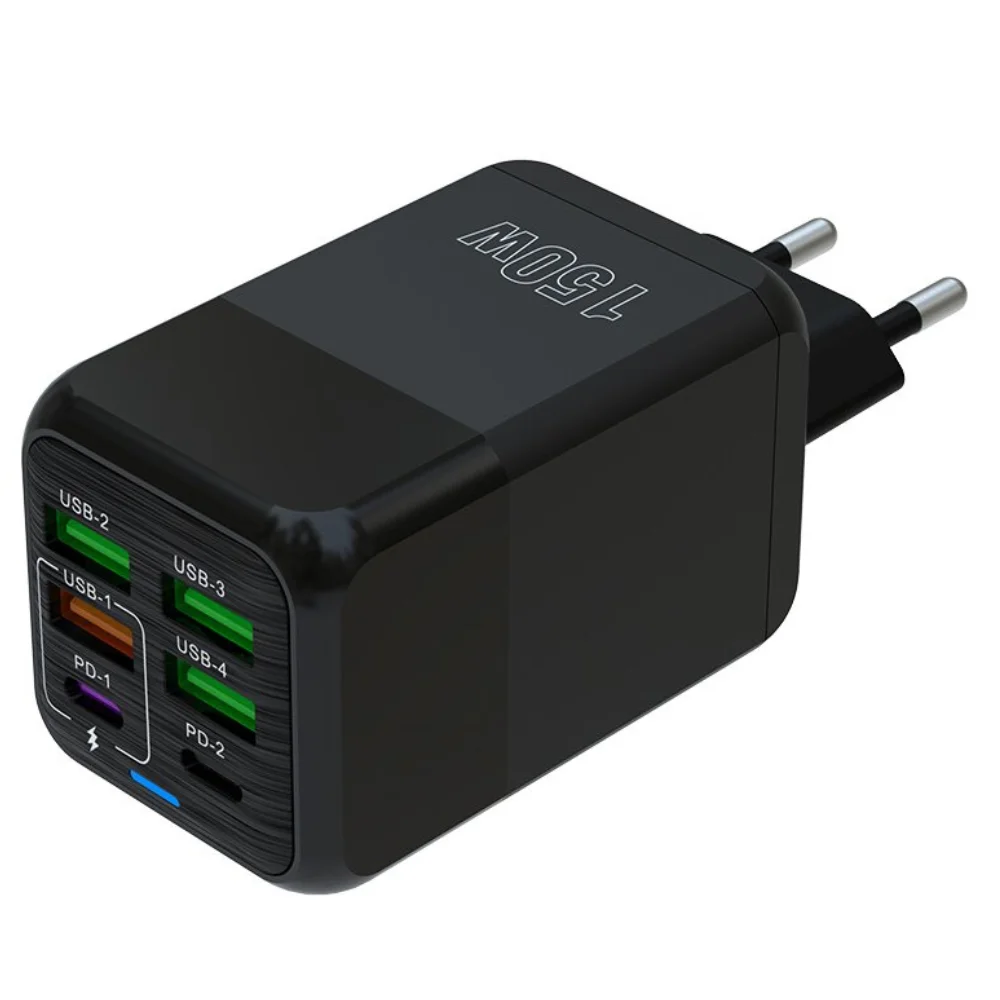 작업 효율을 높이는 고속충전기 추천: 탁월한 선택 3 4USB+2PD 6in1 고속충전기 150W