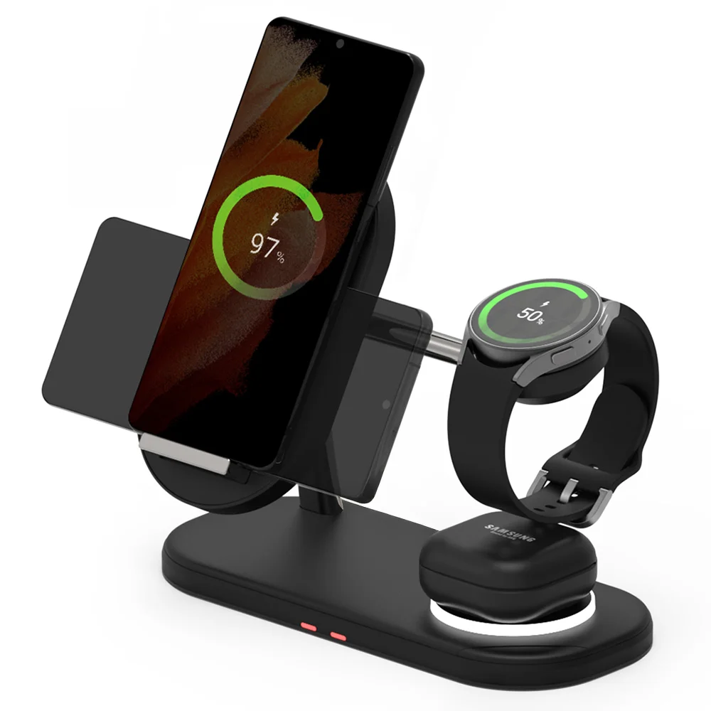 스탠드형 무선충전기의 새로운 기준, 르메이어 20W 5 바우아토 맥브리즈 3in1 듀얼 코일 고속 무선충전기 거치대 갤럭시 호환