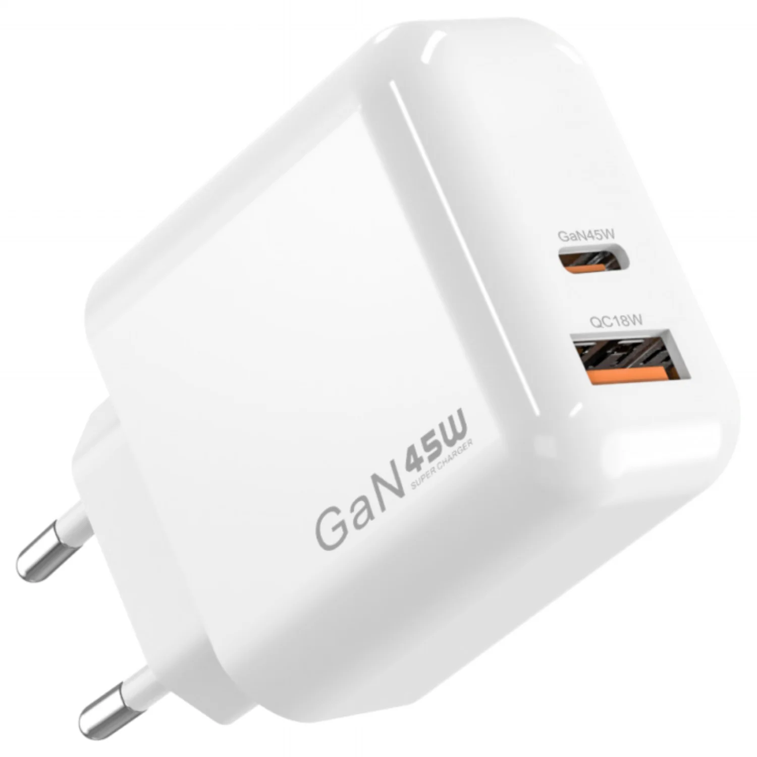 모든 기기를 빠르게 충전하는 200W 초고속 충전기 추천 5 폴리폴 45W GaN 듀얼포트 어댑터 초고속 충전기 PD 프리볼트