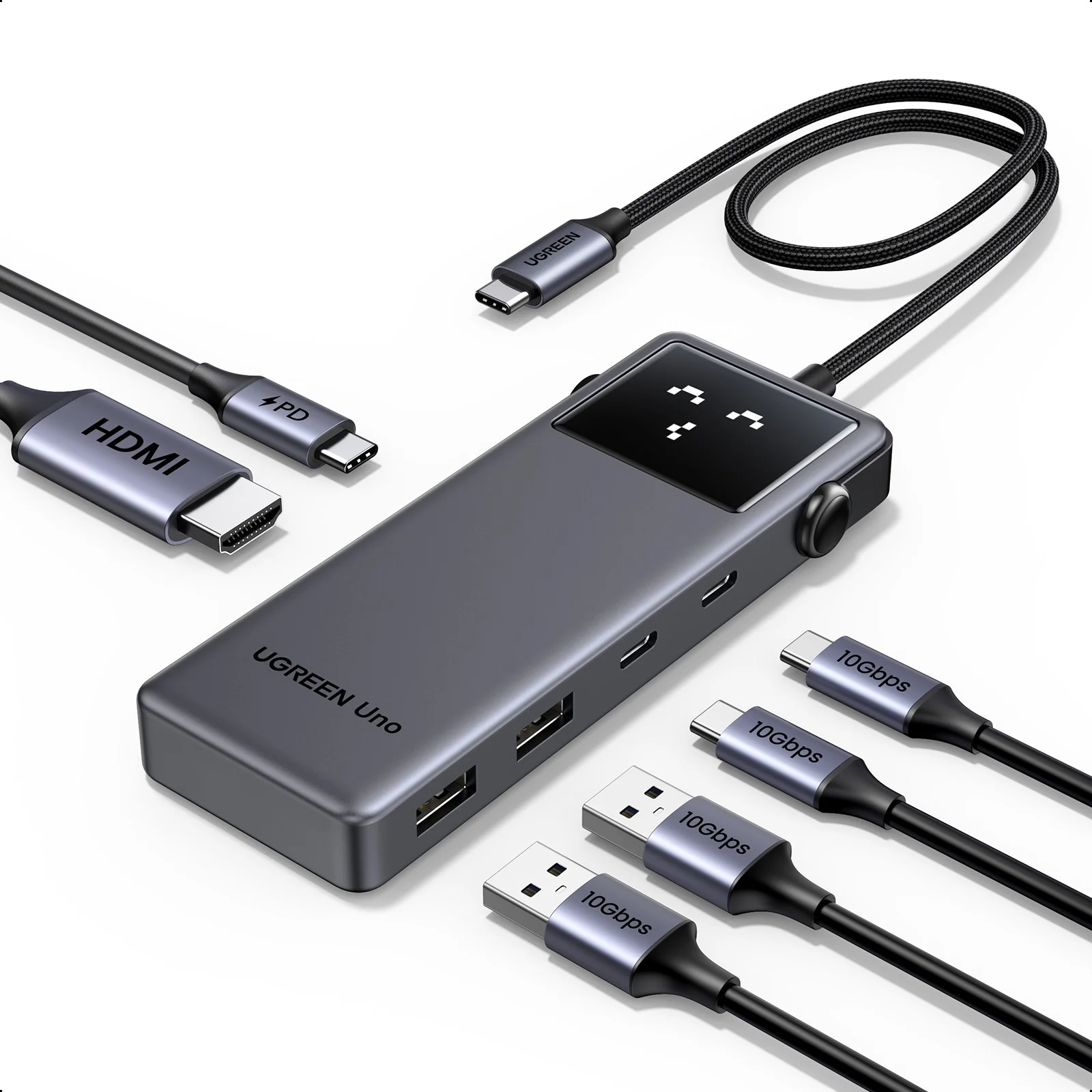 USB C 멀티 포트 허브, 완벽한 연결성의 시작 5 UGREEN 유그린 Uno 6 in 1 C타입 멀티 허브 10Gbps 데