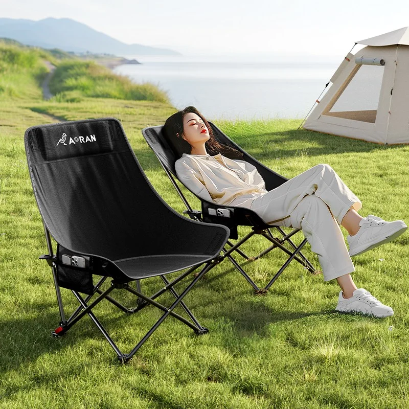리뷰 1000개 분석했습니다 — 캠핑 의자 진짜 좋은 것만 TOP7 6 AORAN 각도조절 경량 접이식 캠핑 의자 세트, 2개, 검은색