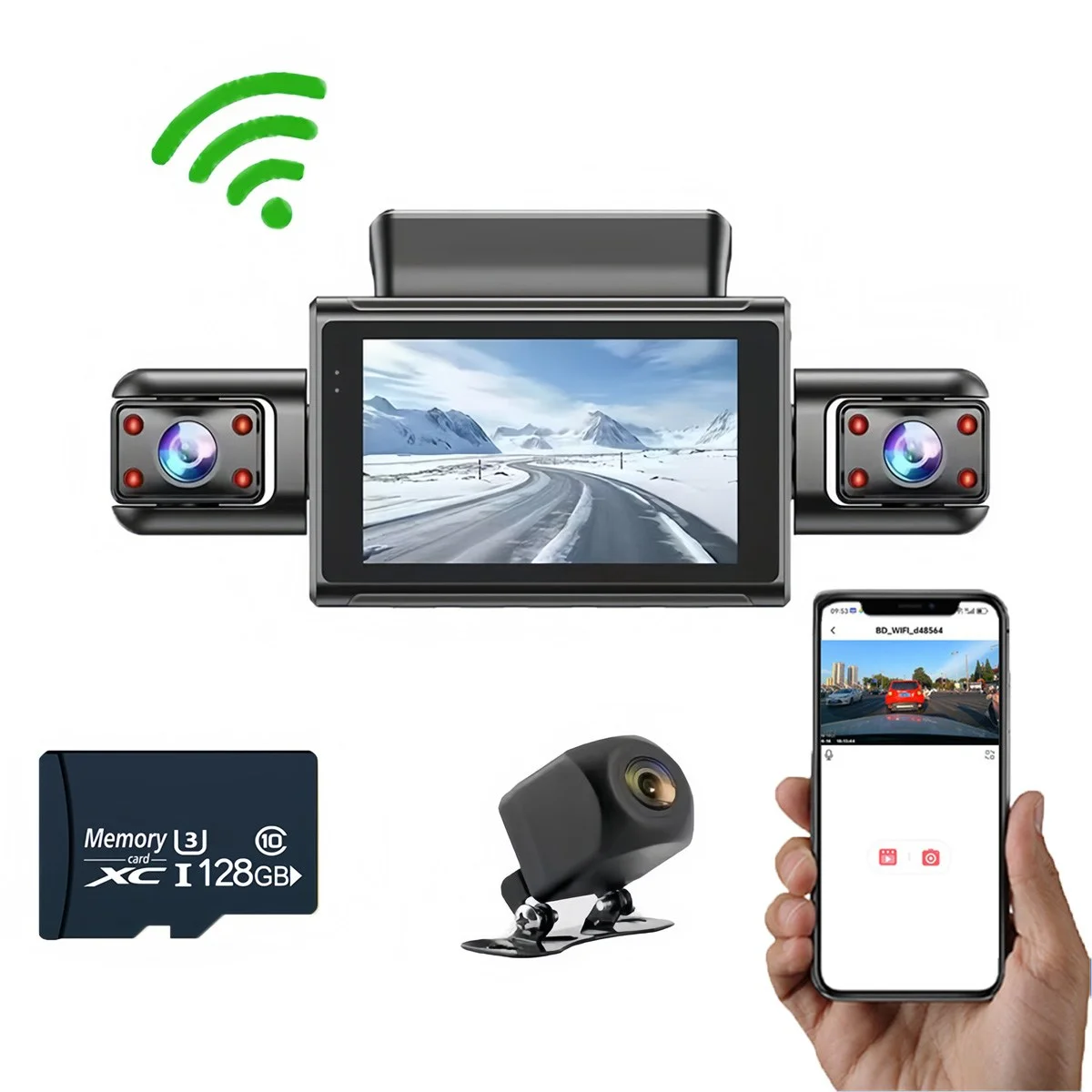 차량용 블랙박스 뭘 사야 할지 모르겠다면? 인기 TOP7 총정리 6 4채널 128G 고화질1080p 블랙박스 스마트폰 연결와이파이 자체설치