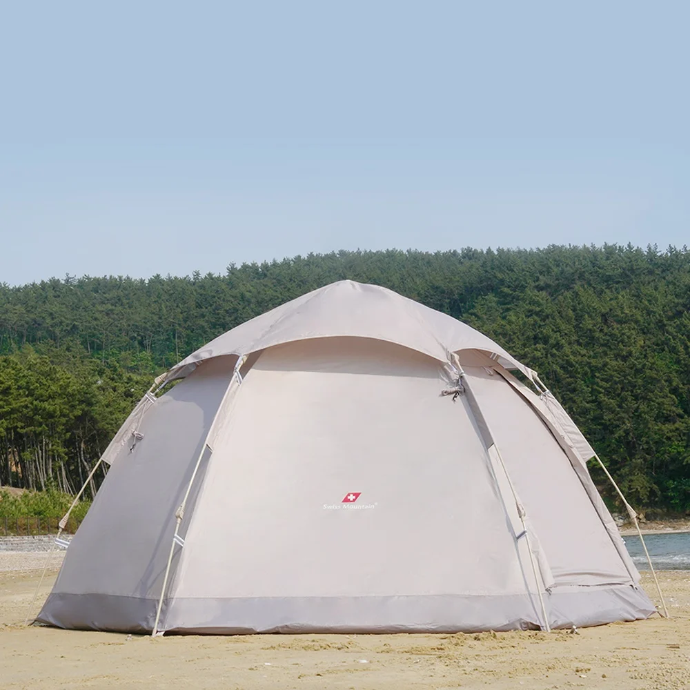 여름 캠핑에 완벽한 선택! 원터치 텐트 추천 TOP7 7 스위스마운틴 헥사돔 원터치 텐트