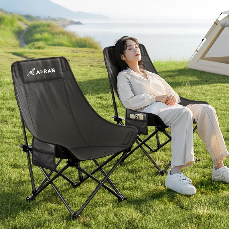 캠핑 의자 선택 기준부터 추천까지 완벽 정리 TOP7 7 AORAN 아웃도어 릴렉스 접이식 캠핑 의자, 검은색, 2개