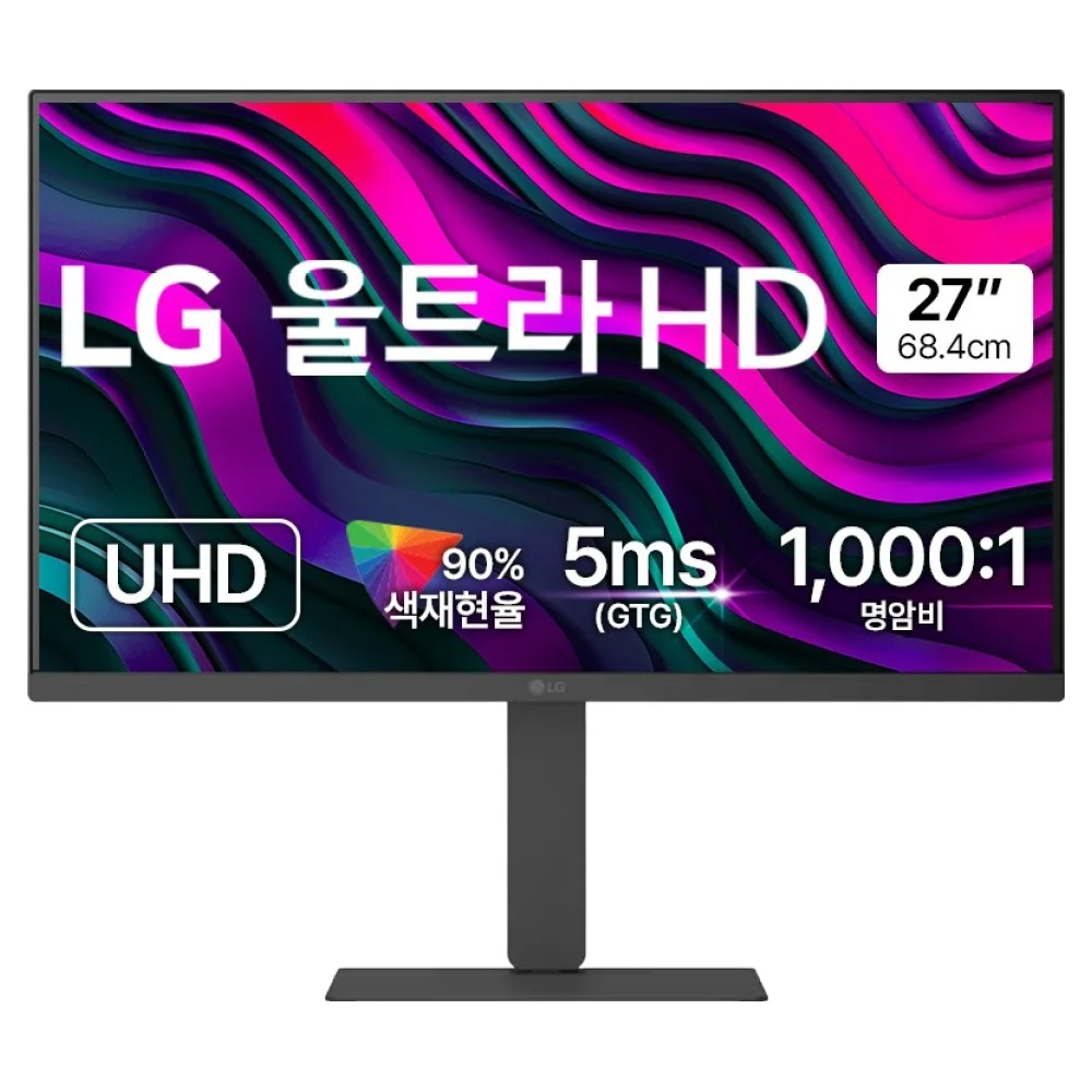 작업용부터 게이밍까지! 4K 모니터 용도별 추천 TOP7 (2026) 7 LG전자 4K UHD 울트라HD 모니터