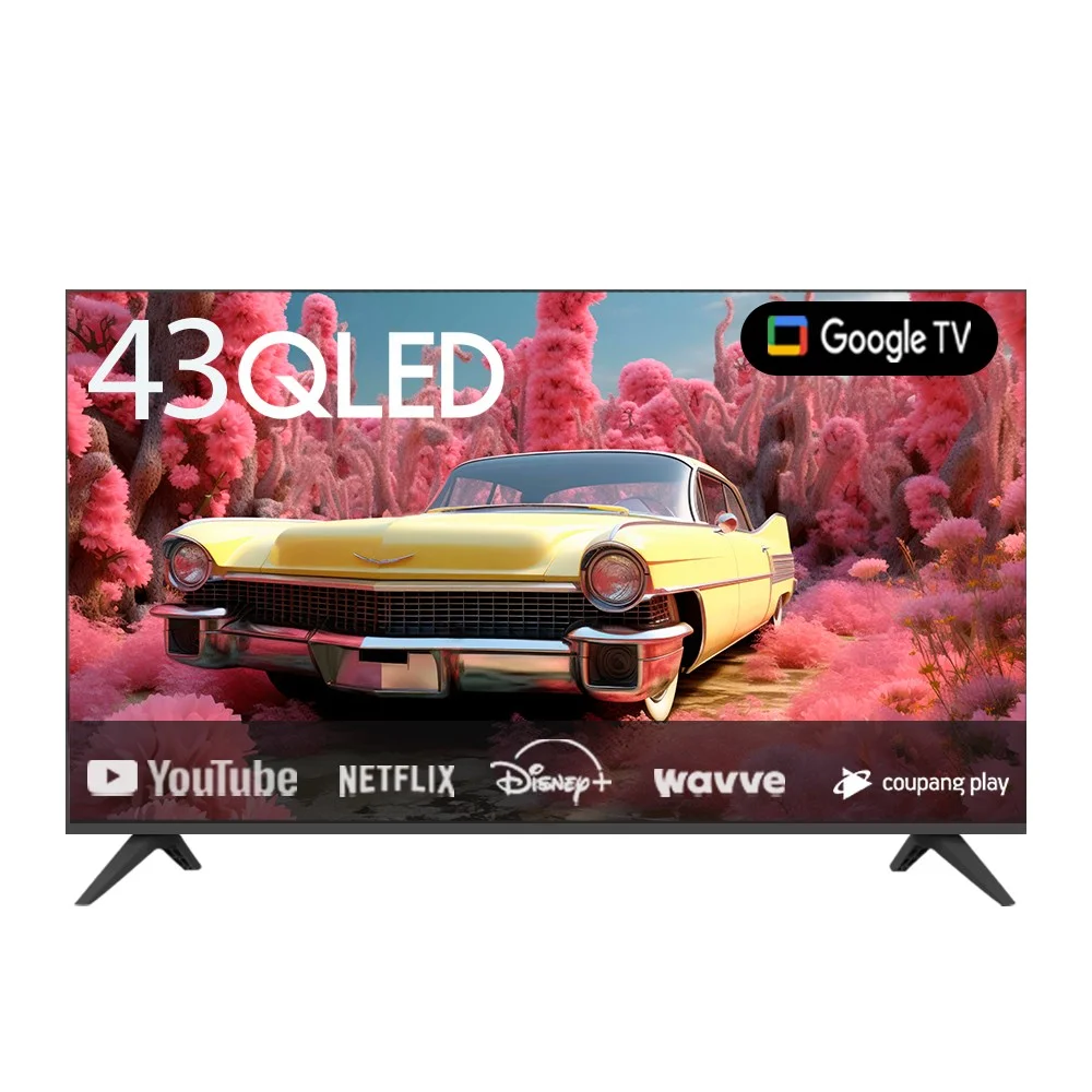 돈 아끼고 싶다면 주목! 4K TV 가성비 TOP7 완벽 분석 7 프리토스 43인치 QLED 4K 구글 AI 스마트TV 베젤리스 1등급