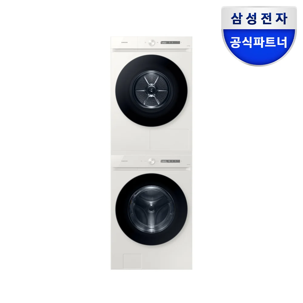대형 세탁량을 위한 삼성 그랑데 드럼 세탁기, 최적의 선택! 7 삼성 비스포크 AI 세탁기 건조기 오토오픈도어 올인원컨트롤 세트 WF25