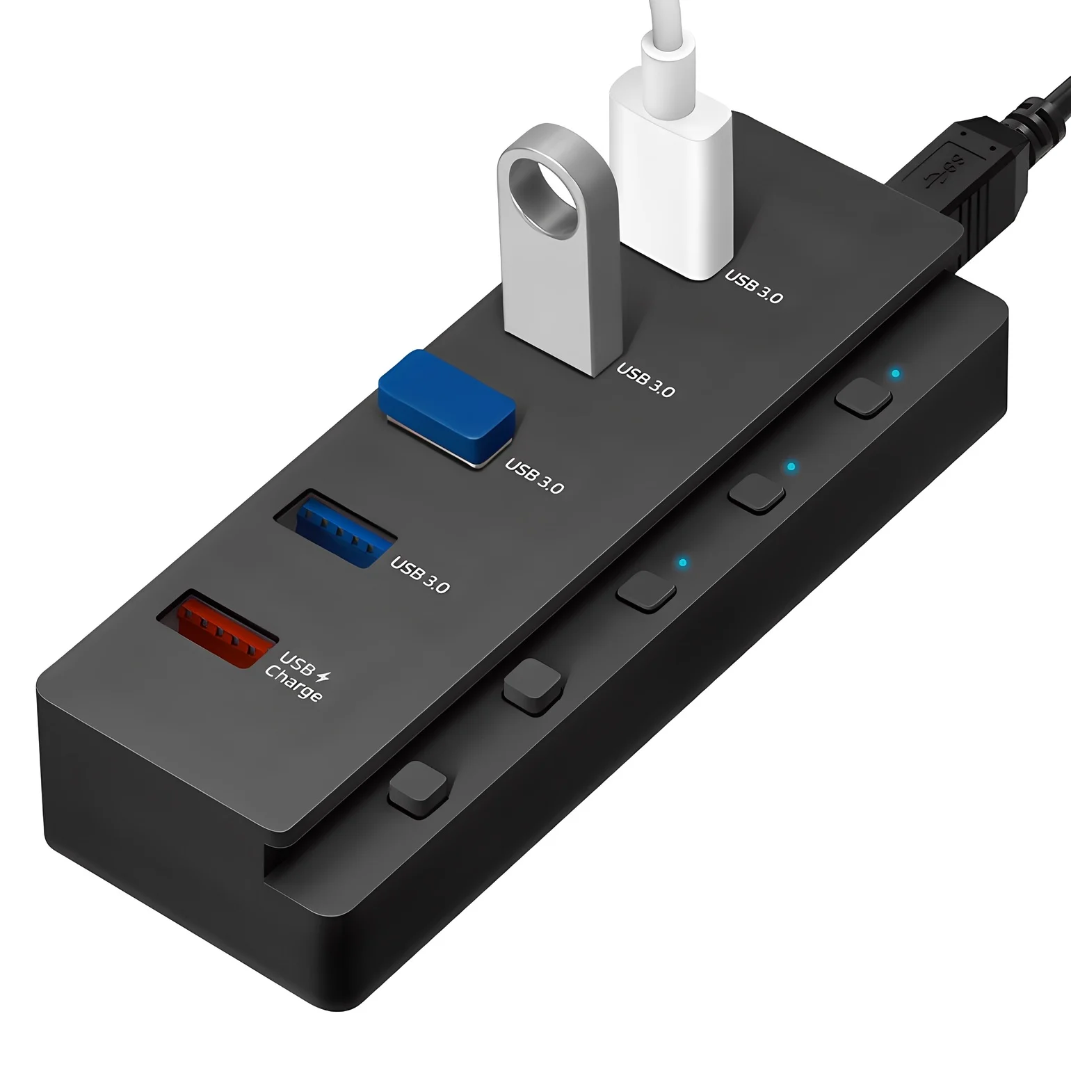 USB C 멀티 포트 허브, 완벽한 연결성의 시작 7 홈플래닛 5포트 USB3.0 유전원허브 HUB5P-T USB*4 + 충전
